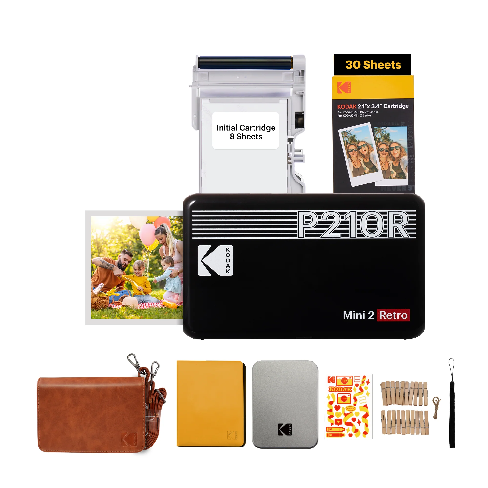 KODAK Mini 2 Retro P210R 30 sheet Gift Bundle - Image 15