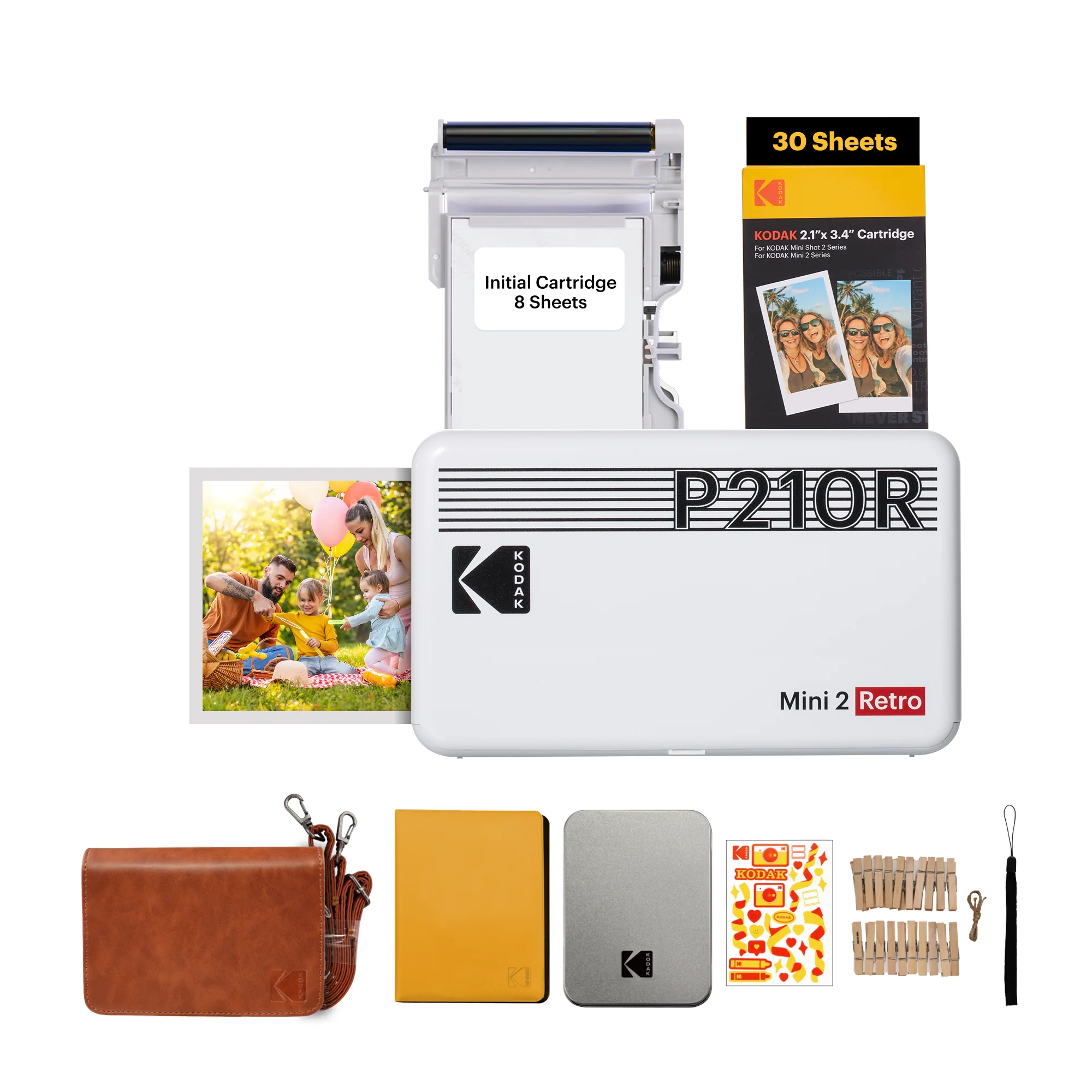 KODAK Mini 2 Retro P210R 30 sheet Gift Bundle - Image 16