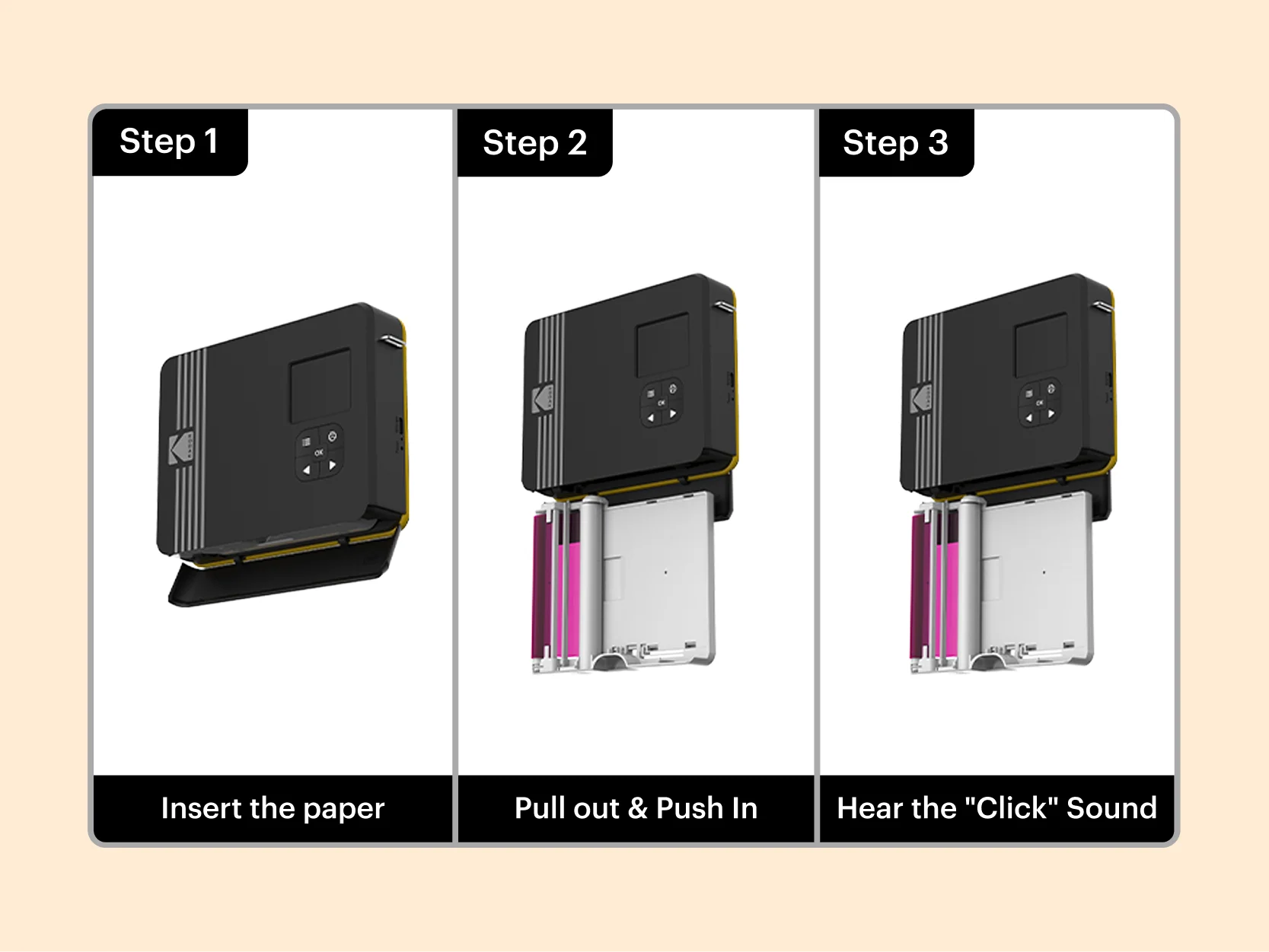 KODAK 4PASS All-in-one Cartridge (3x3") 60 Photos - Image 4