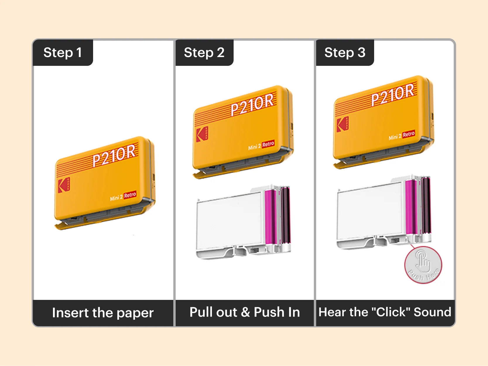KODAK Mini 2 Retro P210R 30 sheet Bundle - Image 13