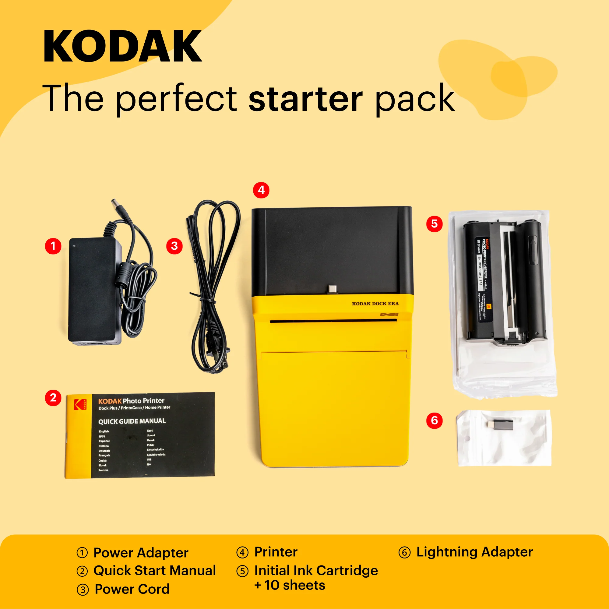 KODAK Dock Era Photo Printer D600 - Image 13