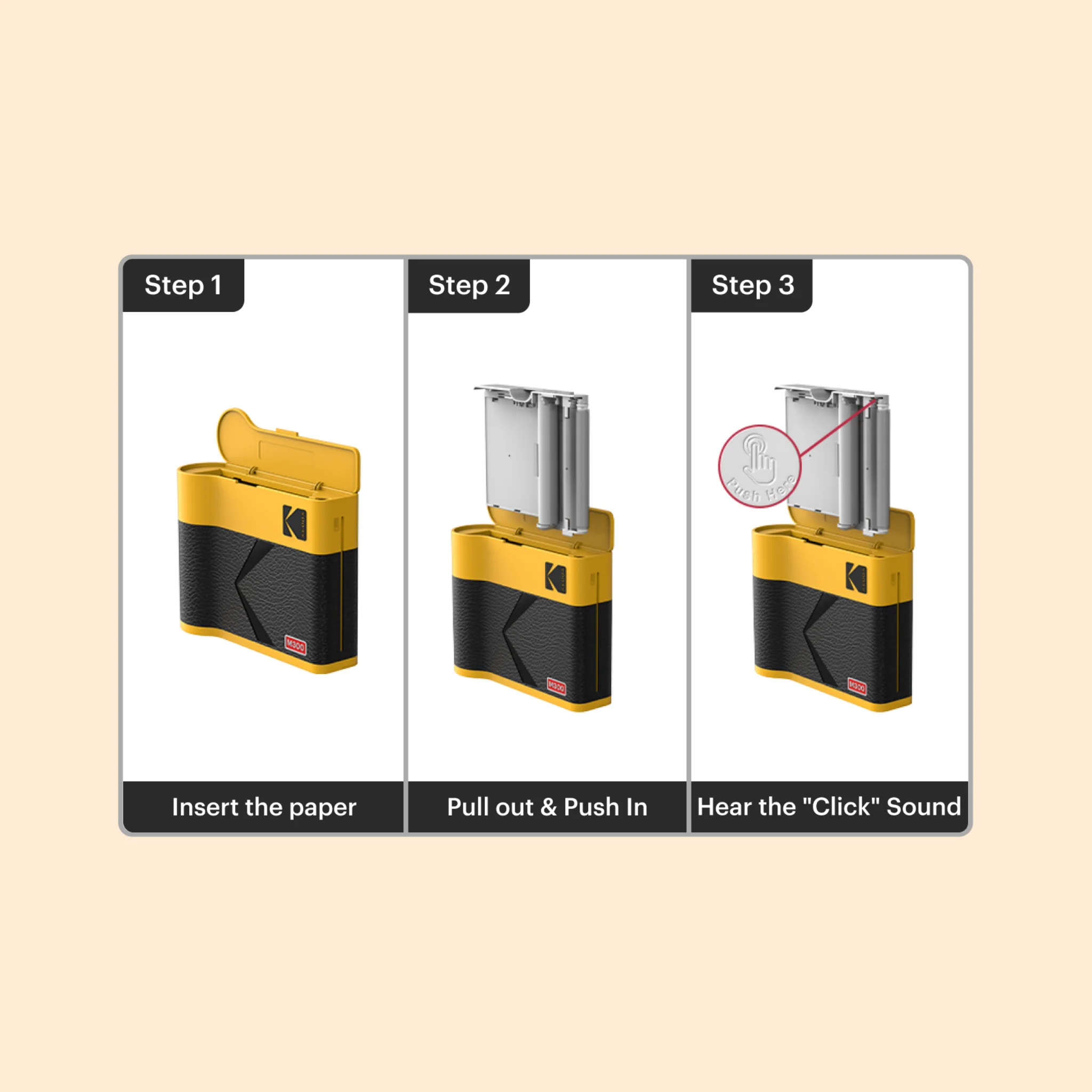 KODAK 4PASS All-in-one Cartridge (3x3") 60 Photos - Image 6