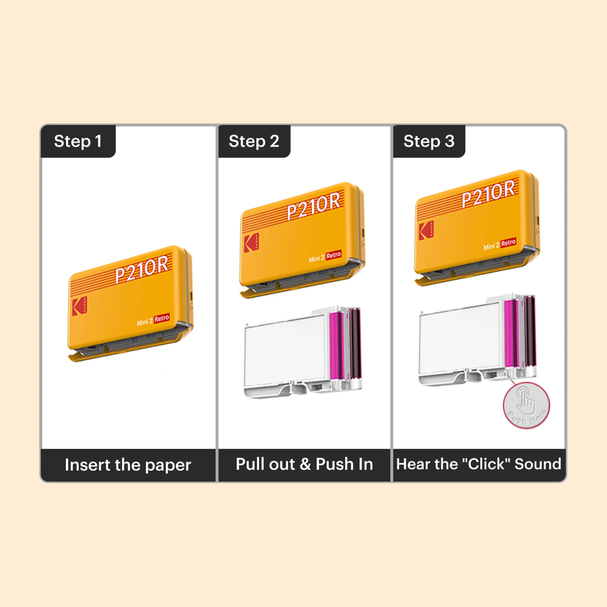 KODAK 4PASS All-in-one Cartridge (2.1x3.4") 60 Photos - Image 3