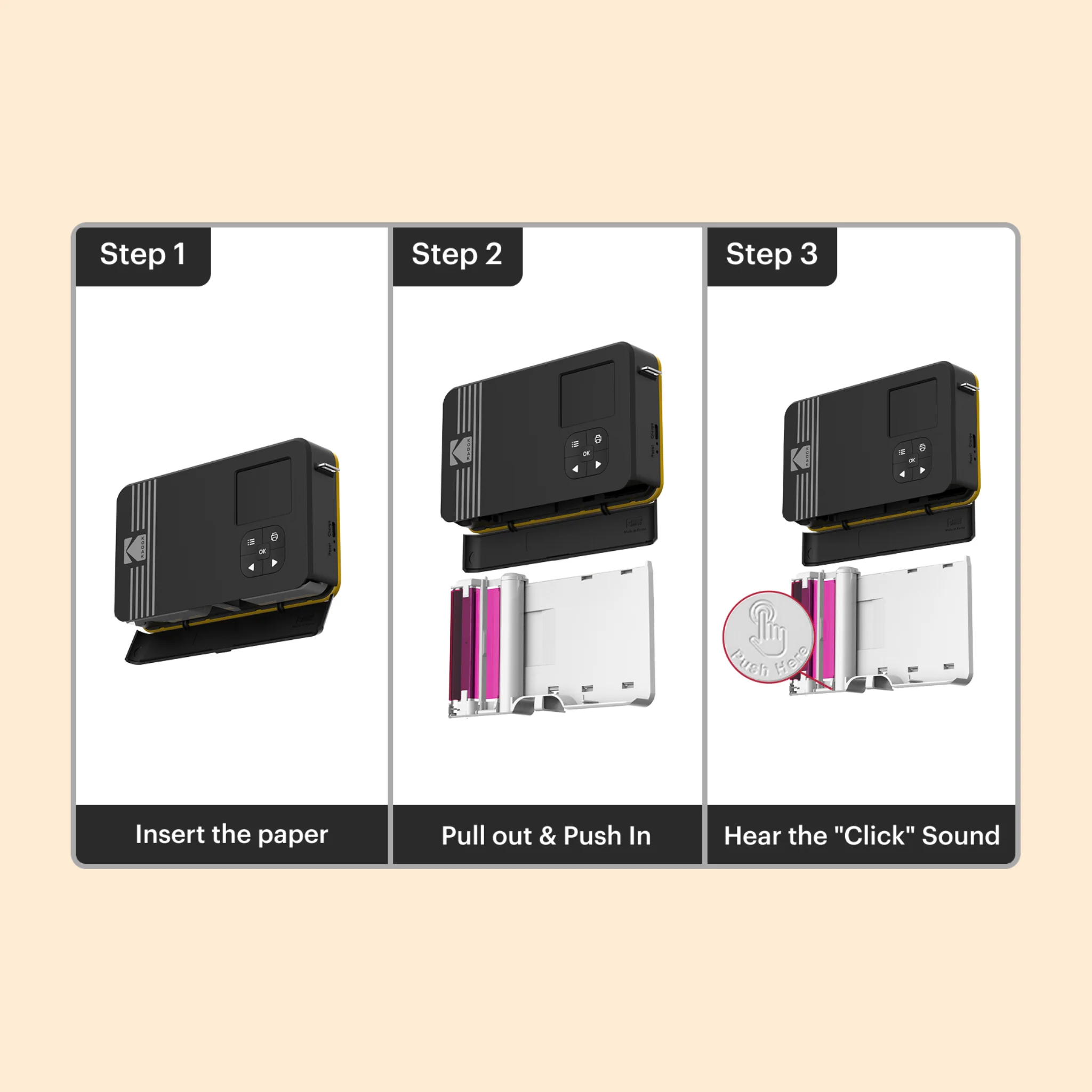 KODAK 4PASS All-in-one Cartridge (2.1x3.4") 60 Photos - Image 4